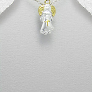 Sterling Silver Necklace - "Angel  Friend"