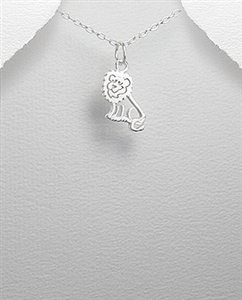 Sterling Silver Necklace - "The Lion"