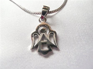 925 Sterling Silver Angel Necklace