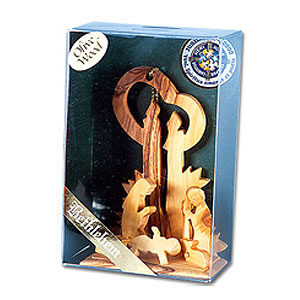 Olive Wood Christmas - 'Nativity Scene'