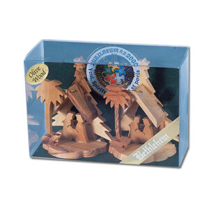 Olive Wood Christmas - 'Two Piece Nativity Scene'