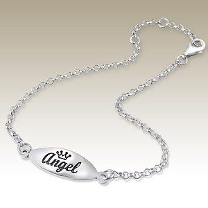 925 Sterling Silver Bracelet - "Angel"