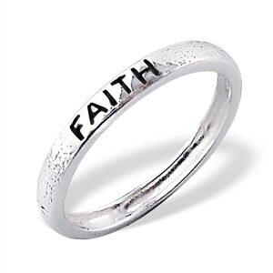 Sterling Silver Ring - FAITH