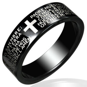 The Lords Prayer Ring (6mm) - Spanish Version