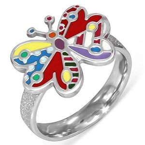 Stainless Steel Ring 'Butterfly'