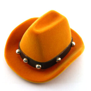 Orange Cowboy Hat Ring Box