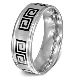 Greek Key Ring - Romans 1:16