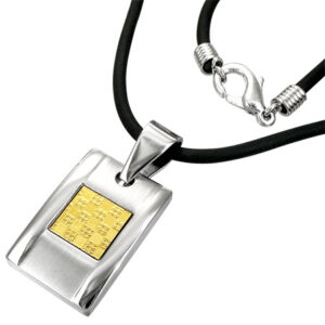 Stainless Steel Pendant - 'Jonathan'