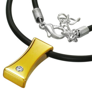 Tungsten Convex Tag Pendant