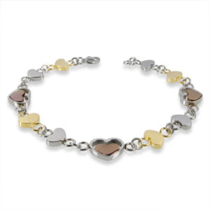 Stainless Steel Cross Bracelet - 'Your Heart'