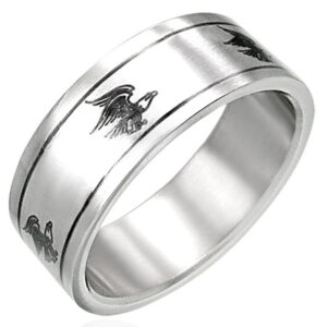 Stainless Steel Eagle Ring