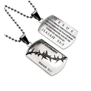 Mens Dog Tags - "THE ATONEMENT"