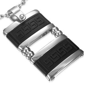 Stainless Steel Pendant - 'Grecian'