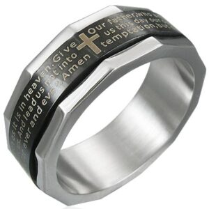 The Lords Prayer Spinner Ring