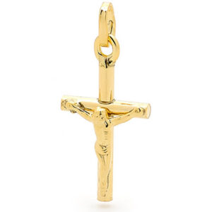 9ct Yellow Gold Crucifix - 'Believer'