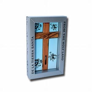 Olive Wood Cross - "The Jordan River"